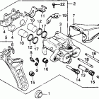 CB900C Rear brake caliper 82