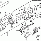 GL500 Барабан и вилки переключения