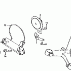 CX500C Steering stem @ horn