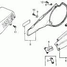 CR250R Seat @ side cover 81-82