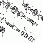 CR125R Transmission 81-82