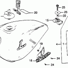 CB900C Топливный бак