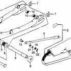 CB750K Swingarm @ chain case