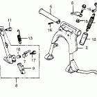 CB650SC Подножка