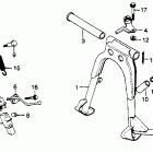 CB750K Подножка