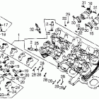 CB900F Головка цилиндра
