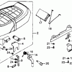 CB450T Сидение