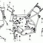 CR250R Frame @ ignition coil  @ c.d.i. unit 82