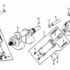 GL500 Коленвал и поршни