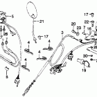 GL1100 Handle lever @ cable @ switch  @ mirror