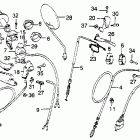 XL500R Control levers @ switch  @ cables