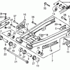 CR250R Swingarm @ drive chain 82