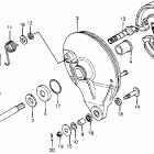 CR125R Rear brake panel 82
