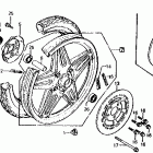 CX500C Front wheel @ disc