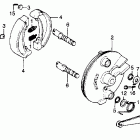 XR250R Передний тормоз