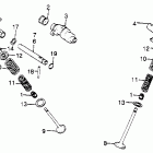 XL500R Распредвал и клапана
