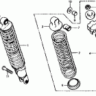 CB650 Cb650 rear shock absorber 80-82