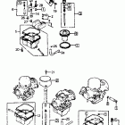 CB750F Carburetor comp parts