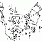 CR480R Frame @ ignition coil  @ c.d.i. unit 82