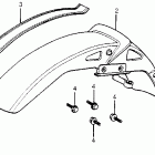 CB900F Переднее крыло