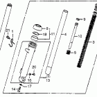 XR100 Front fork 81-82