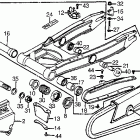 CBX Swingarm @ chain case