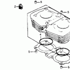 CB450T Цилиндр
