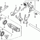 CB750F Вилка переключения передач