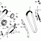 CB900F Цепь ГРМ и натяжитель