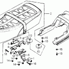 CB900F Сидение