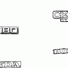 CX500TC Наклейки предупреждения