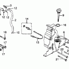 CB900C Left cover @ oil pump