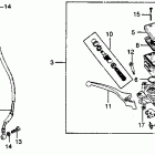 GL500 Gl500 front brake master  @ cylinder