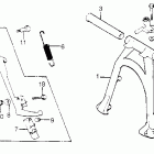 CB900F Подножка