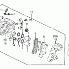 CB900F Передний тормозной суппорт