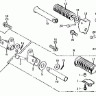 CX500C Подножки