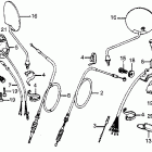 CM400A Cylinder head cover  @ camshaft holder