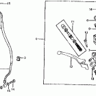CX500C Fr. brake master cyl. 81-82