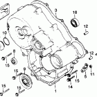 GL1100 Задний кожух картера