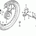 CB125S Переднее колесо