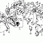 CX500TC Throttle body @ intake manifold