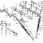 CB650 Распредвал и клапана