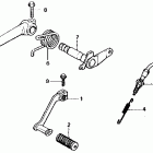 CB750F Тормозная педаль