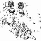 CM200T Коленвал и поршни