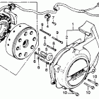 CB450T Генератор и крышка