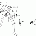 NX50M Stand @ kick starter arm