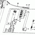 CB750K Cb750k front fork 81-82