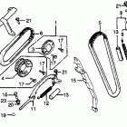 CB750K Цепь ГРМ и натяжитель
