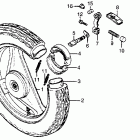 NX50M Заднее колесо