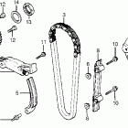 CX500TC Цепь ГРМ и натяжитель